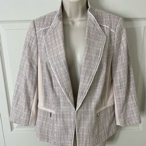 WHBM Tweed Pink Blazer  LAST CALL NO OFFERS ACCEPTED